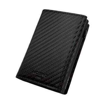PORTAFOGLIO MOERO PRO CARBON CON ZIP NERO-NERO