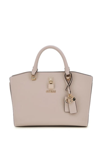 BORSA A MANO E TRACOLLA DONNA GUESS QUEENSLAND VG965506 SIMPLY TAUPE