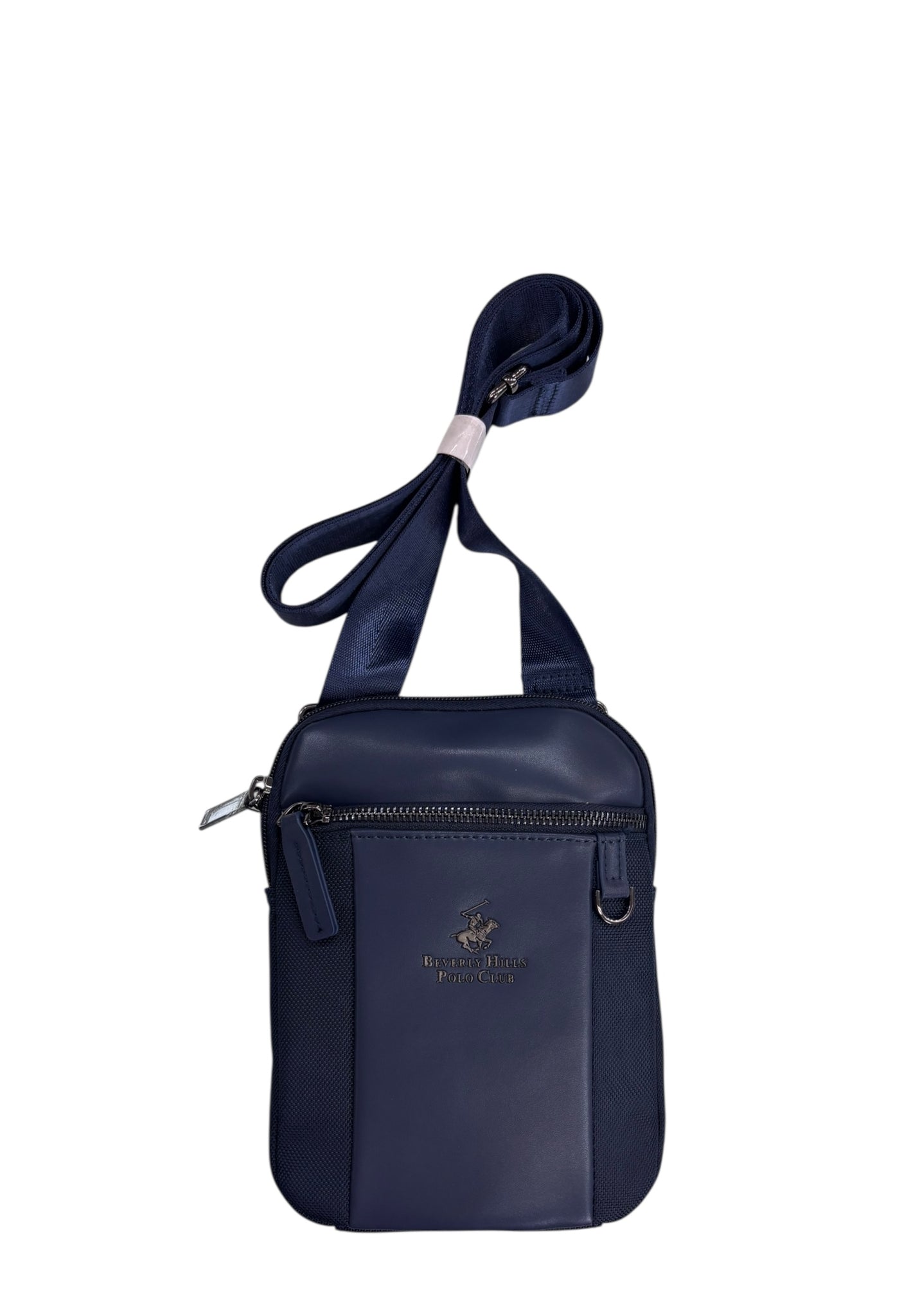 BORSELLO TRASVERSALE UOMO PICCOLO BEVERLY HILLS POLO CLUB BH-8491 BLU