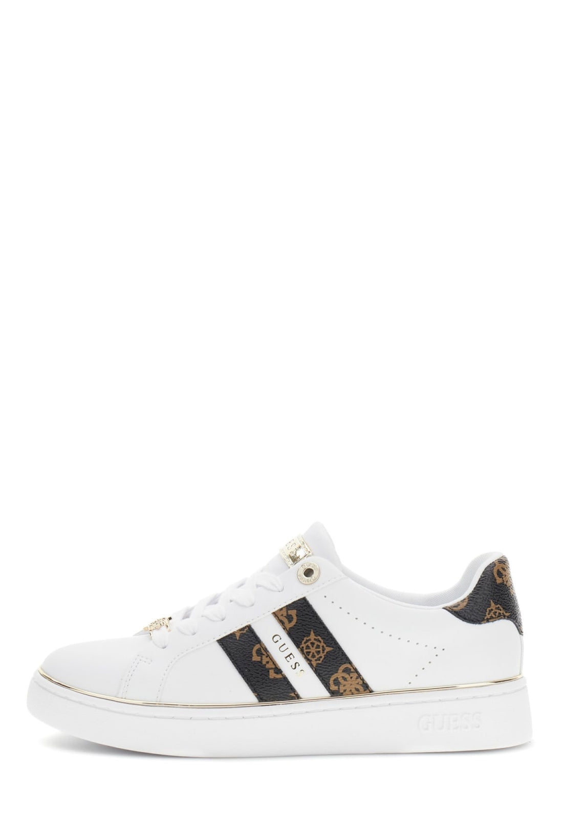 SCARPE DONNA GUESS FLTBRLELE12 WHITE-BROWN