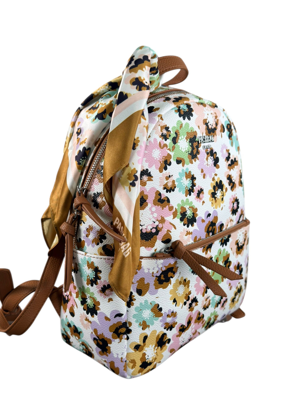 ZAINO CON FOULARD DONNA PASHBAG ERIC 19656 CUOIO