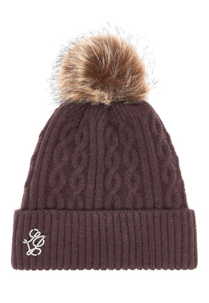 CAPPELLO CON PONPON DONNA LIU-JO 2F6008_MA33S 00533 TESTA DI MORO