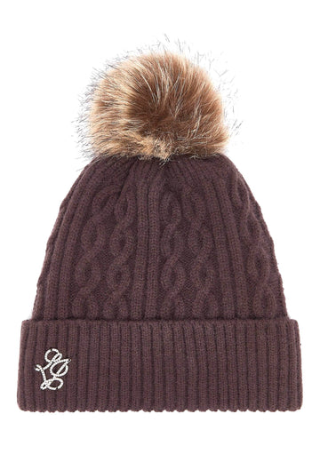 CAPPELLO CON PONPON DONNA LIU-JO 2F6008_MA33S 00533 TESTA DI MORO