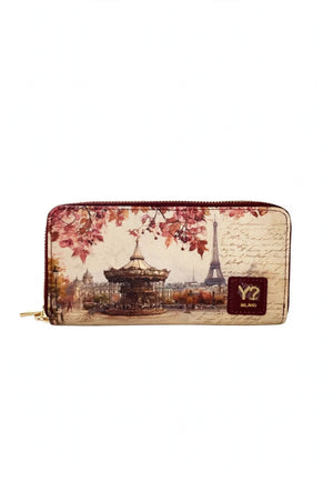 PORTAFOGLIO YNOT DOPPIA ZIP YES-568F7 SWEET PARIS