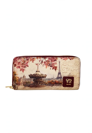PORTAFOGLIO YNOT DOPPIA ZIP YES-568F7 SWEET PARIS