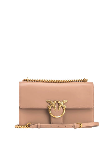 BORSA PINKO LOVE ONE CLASSIC DC 100941 A0F1 D01Q BISCOTTO ZENZERO