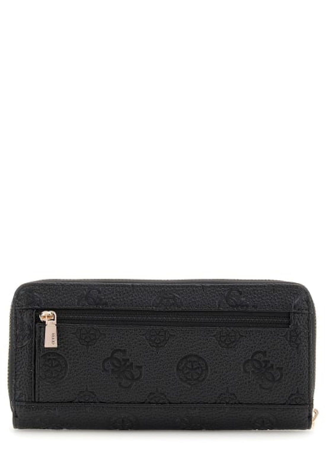 PORTAFOGLIO DONNA ZIP AROUND GUESS CRESIDIA II SLG PD9888146 BLACK LOGO