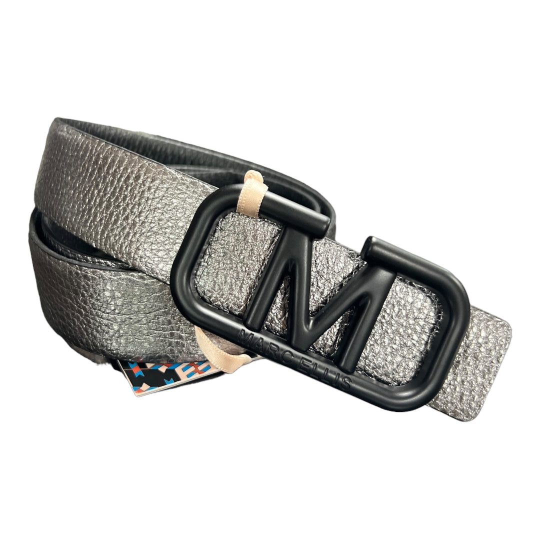 CINTURA MARC ELLIS PELLE ME-BELT/40 BLACK-CDF-LUREX