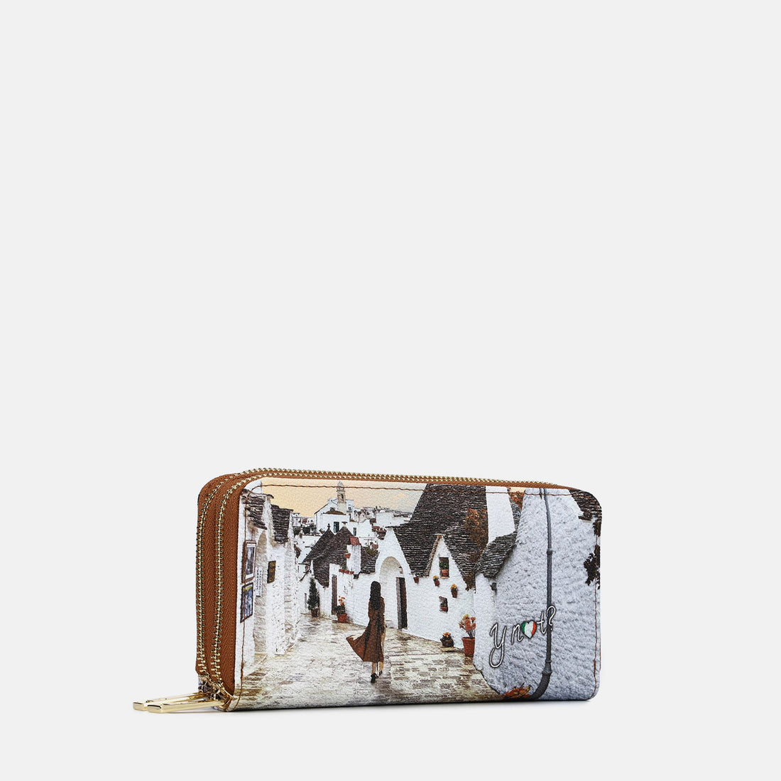 PORTAFOGLIO YNOT DOPPIA ZIP YES-568F6 FALL IN ALBEROBELLO