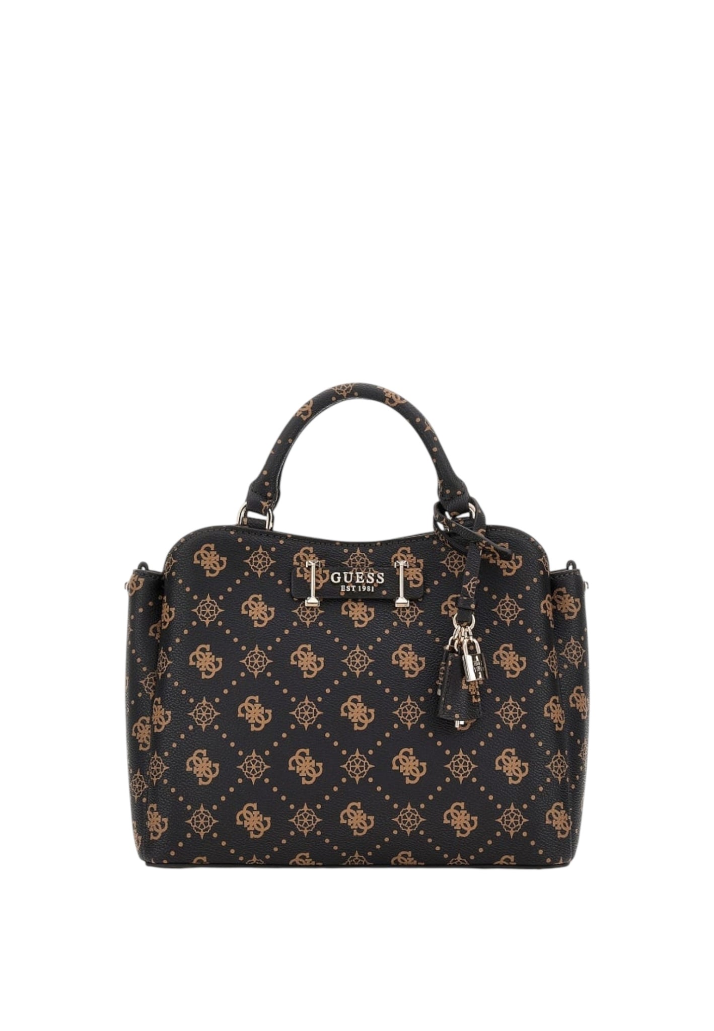 BORSA A MANO E TRACOLLA GUESS SILIA GP989006 ESPRESSO LOGO