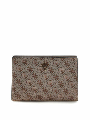 POCHETTE DA POLSO- BORSELLO TRASVERSALE UOMO GUESS HMMILOP6157 BBO MARRONE