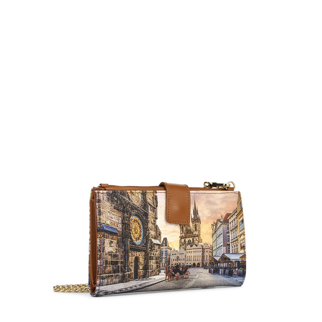 PORTAFOGLIO TRACOLLINA DONNA YNOT YES-456F6 ASTRO CLOCK