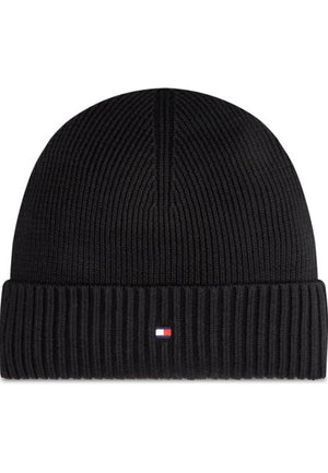 CAPPELLO CUFFIA UOMO TOMMY HILFIGER AM0AM12796 BDS NERO