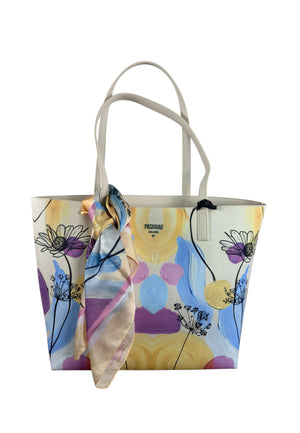 BORSA A SPALLA REVERSIBILE PASHBAG KATE 19664 GIALLO VANIGLIA