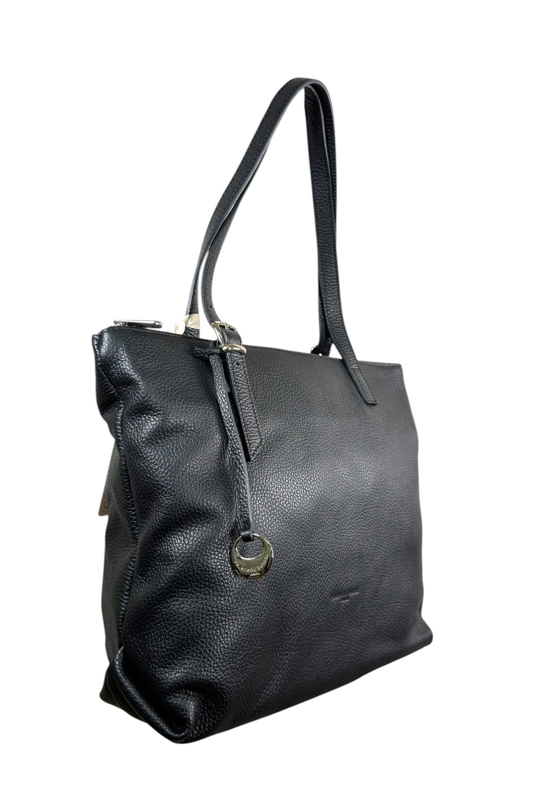 BORSA A SPALLA DONNA PELLETTERIA VENETA D26120 NERO