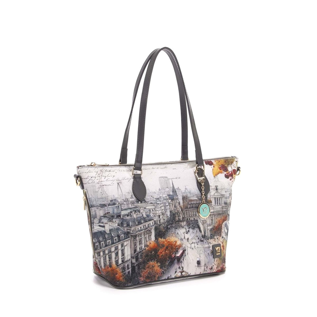 BORSA YNOT SHOPPING MEDIUM YES-396F7 LONDON BERRY
