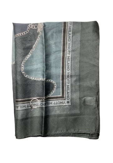 FOULARD DONNA YNOT RETTANGOLARE FLD-180F7 BLACK