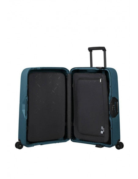 VALIGIA TROLLEY SAMSONITE RIGIDA MAGNUM ECO 139847 PETROL BLUE 75 CM