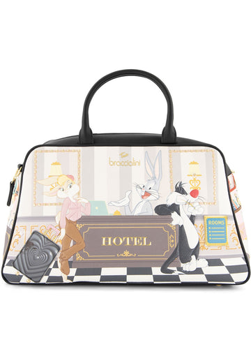 BORSA A MANO E TRACOLLA BAULETTO BRACCIALINI ALLROUND LT291 NERO