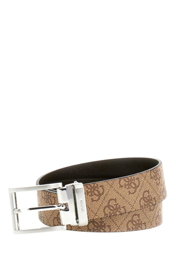 CINTURA GUESS UOMO REVERSIBILE BMBCLOP5135 BROWN LOGO-BROWN