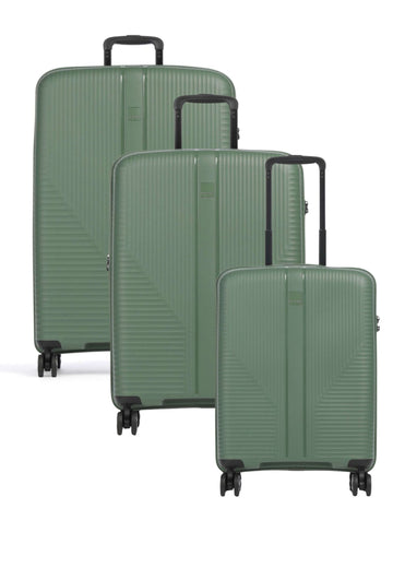 SET DI VALIGIE TRAVELITE AIR STRIPE 70003 VERDE