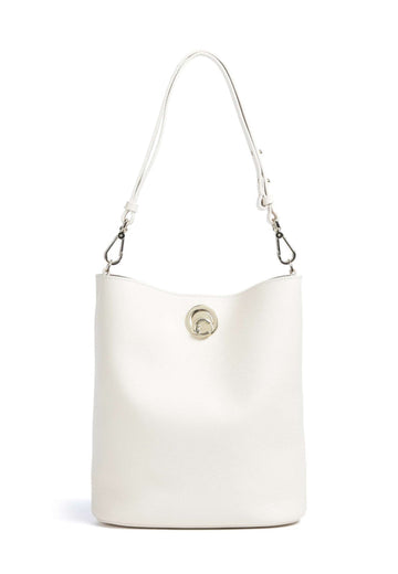 BORSA DONNA SECCHIELLO COCCINELLE NIKLA E1TOA230101 685 PEARL-COGNAC