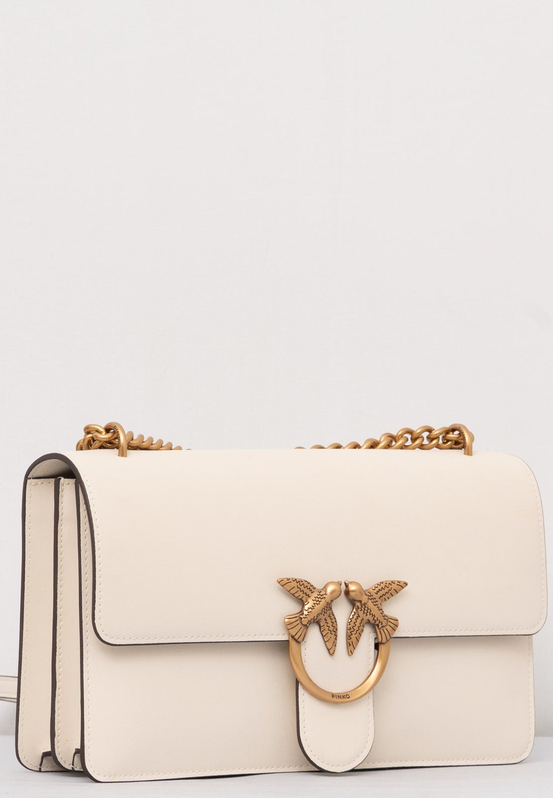 BORSA PINKO LOVE ONE CLASSIC DC 100941 A0F1 Z14Q BIANCO-ORO