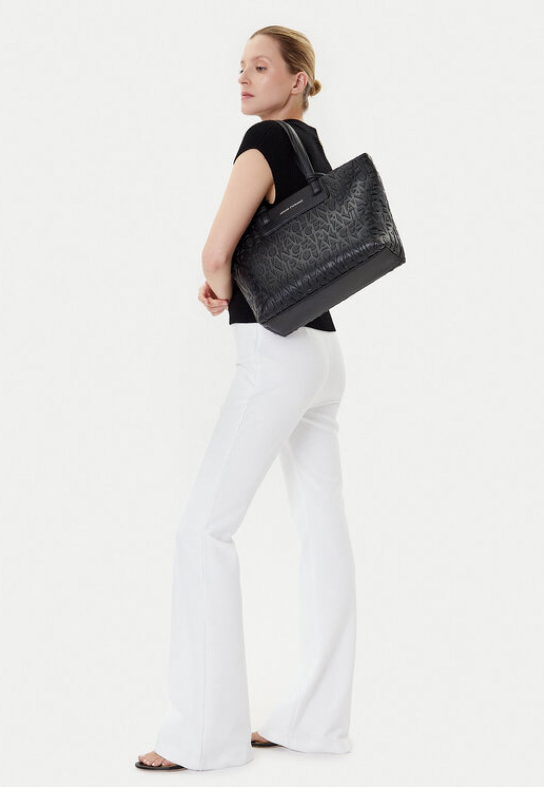 BORSA A SPALLA DONNA ARMANI EXCHANGE XW001481 AF15774 UC001 BLACK