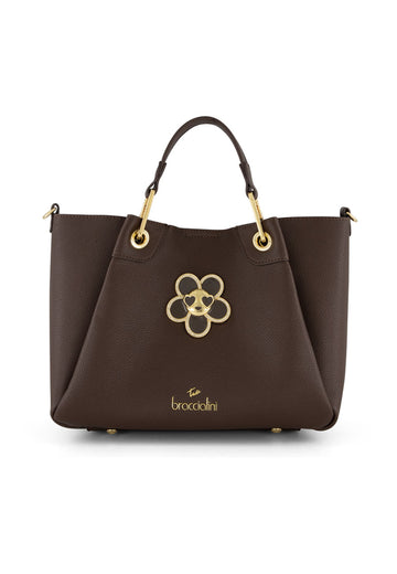 BORSA A MANO E TRACOLLA MEDIA BRACCIALINI AMY BIJOUX B19211 CIOCCOLATO