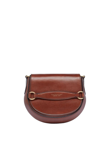 BORSA DONNA TRACOLLINA THE BRIDGE BETTINA 04371201 MARRONE/ORO