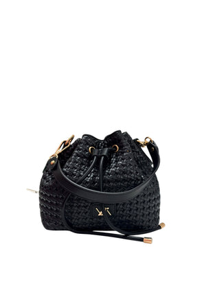 BORSA A SPALLA E TRACOLLA SECCHIELLO DONNA VERDE 16-0008642 BLACK
