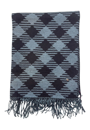 SCIARPA DONNA YNOT CHECK CHE-115F6 BLUE