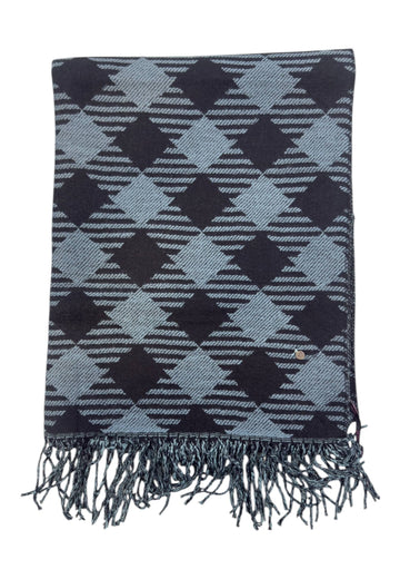 SCIARPA DONNA YNOT CHECK CHE-115F6 BLUE