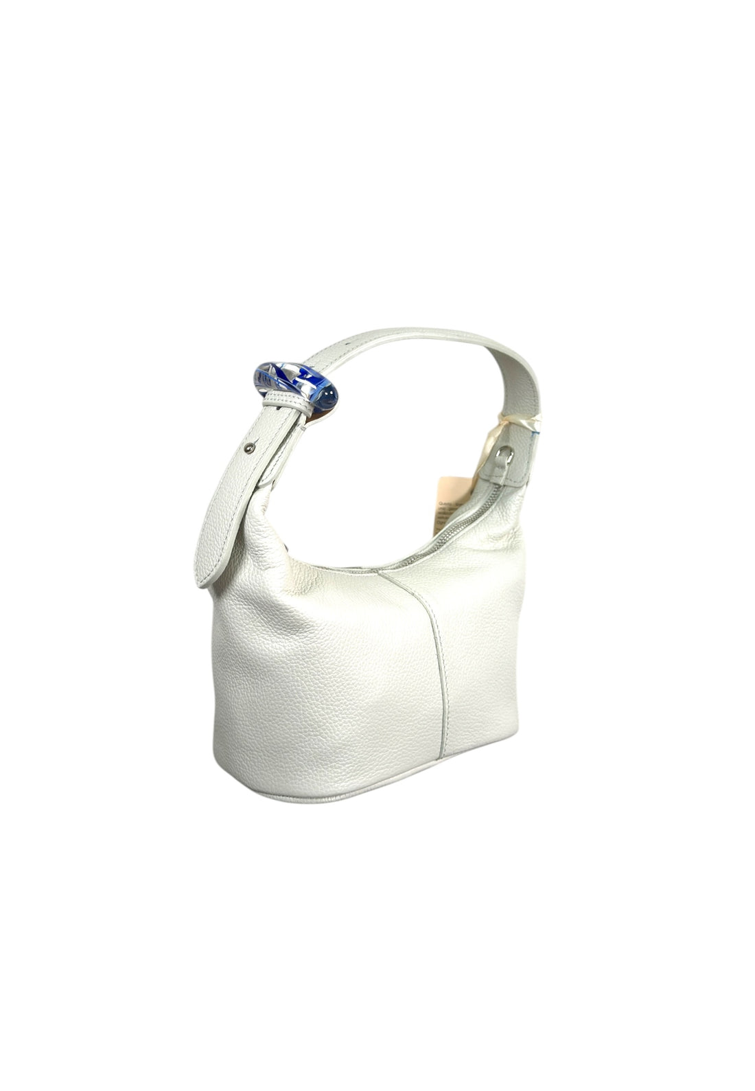 BORSA A SPALLA MEDIA PELLETTERIA VENETA V26518 GHIACCIO