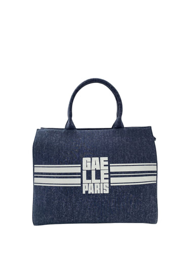 BORSA A MANO E TRACOLLA GAELLE GAACW03111 BLU DENIM