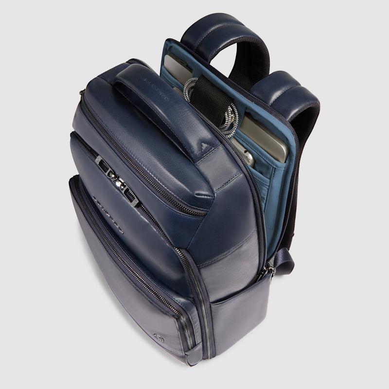 ZAINO IN PELLE PIQUADRO CA6796W136 BLU 14"