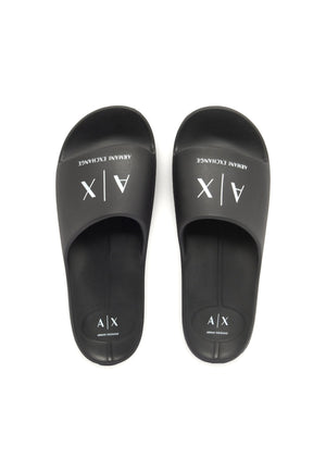 SCARPE CIABATTE UOMO ARMANI EXCHANGE XM002744 AF23456 MC011 BLACK