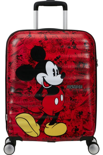 VALIGIA BAGAGLIO A MANO AMERICAN TOURISTER WAVEBREAKER DISNEY 152579 MICKEY COMICS RED