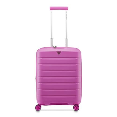 RONCATO HARD CASE TROLLEY HAND LUGGAGE SMALL BUTTERFLY 41818361 PINK 55 CM 