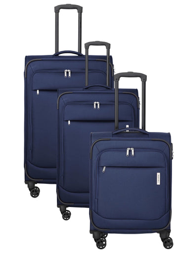 SET TRAVELITE SEMIRIGIDO PRIEGO BLU