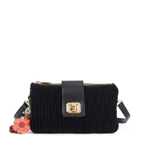 BORSA POCHETTE TRACOLLINA DONNA YNOT PAR-009F7 BLACK