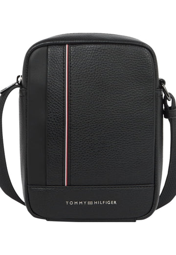 BORSELLO TOMMY HILFIGER UOMO AM0AM13632 BDS NERO