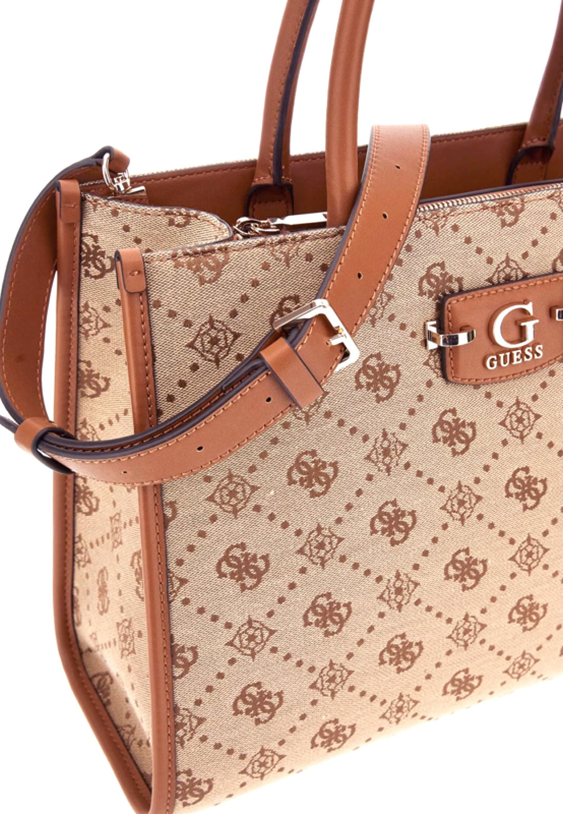 BORSA A SPALLA GUESS NEDA JP965422 LATTE LOGO