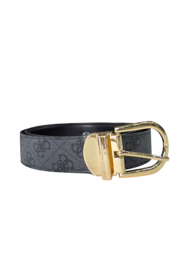 CINTURA DONNA GUESS REVERSIBILE BW9492P6435 COAL LOGO