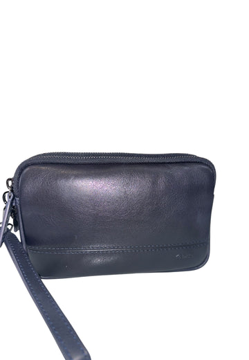 POCHETTE DA POLSO UOMO PELLE PACIOTTI 4US 10421 BLU