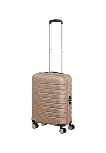 VALIGIA BAGAGLIO A MANO AMERICAN TOURISTER FLASHLINE 149767 IVORY GOLD 55 CM