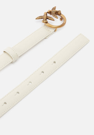 CINTURA PINKO LOVE BERRY H2 BELT SIMPLY 100143 A0F1 Z14Q BIANCO