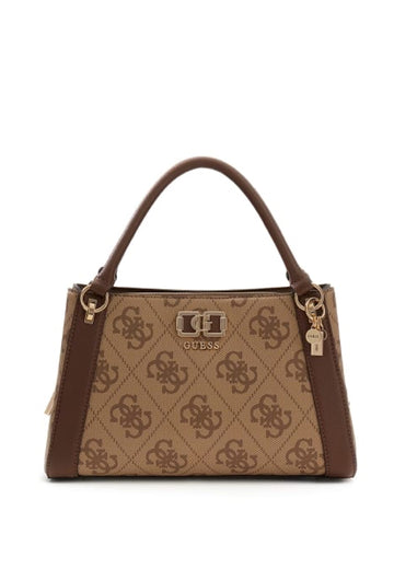 BORSA A MANO E TRACOLLA DONNA GUESS KARNILLA LOGO OS990106 LATTE LOGO BROWN