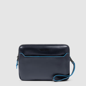 POCHETTE DA POLSO BORSELLO TRASVERSALLE PIQUADRO TOUCH BLUE SQUARE AC6902B2R BLU2
