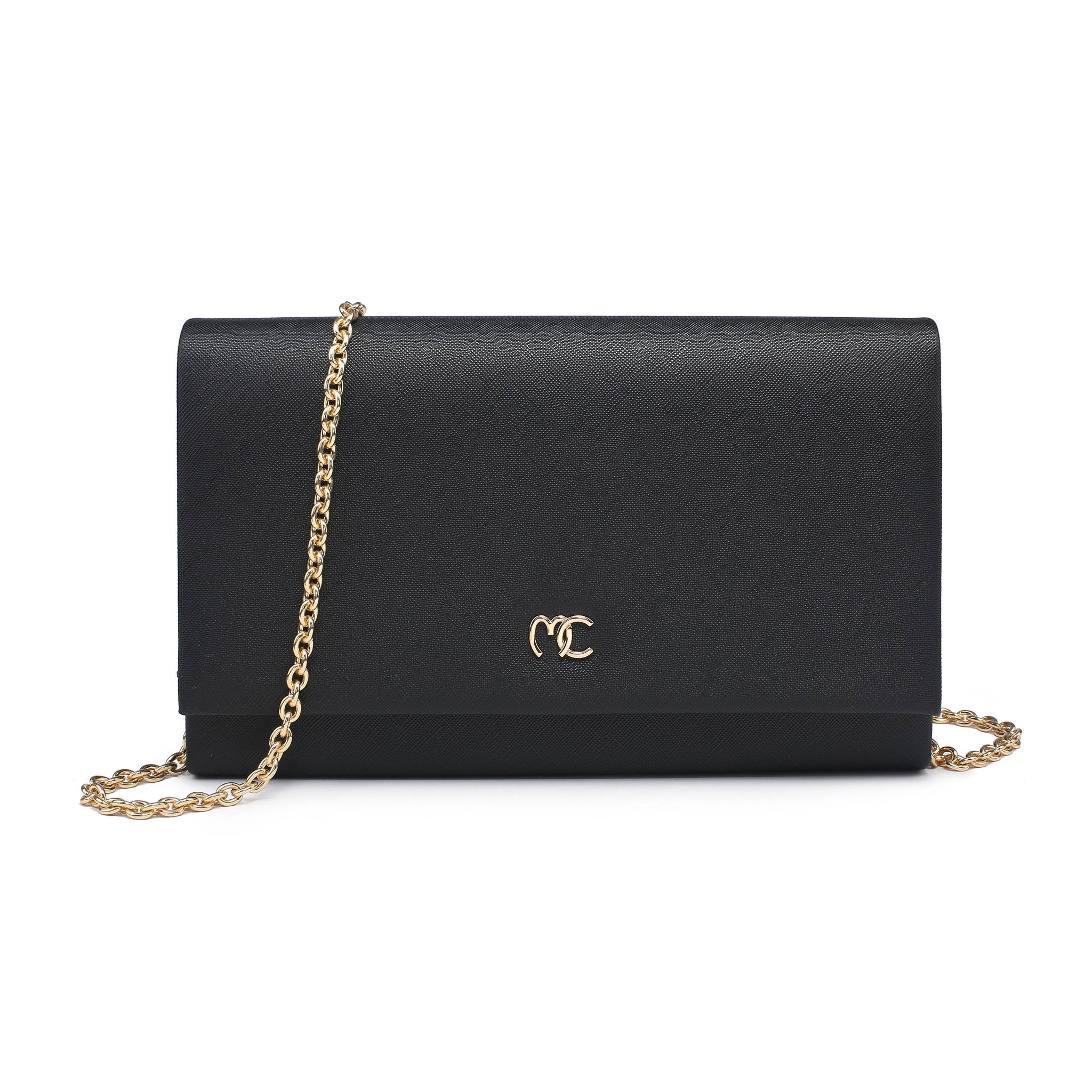 MARIACELINE GEM MC4505-2 BLACK CLUTCH BAG